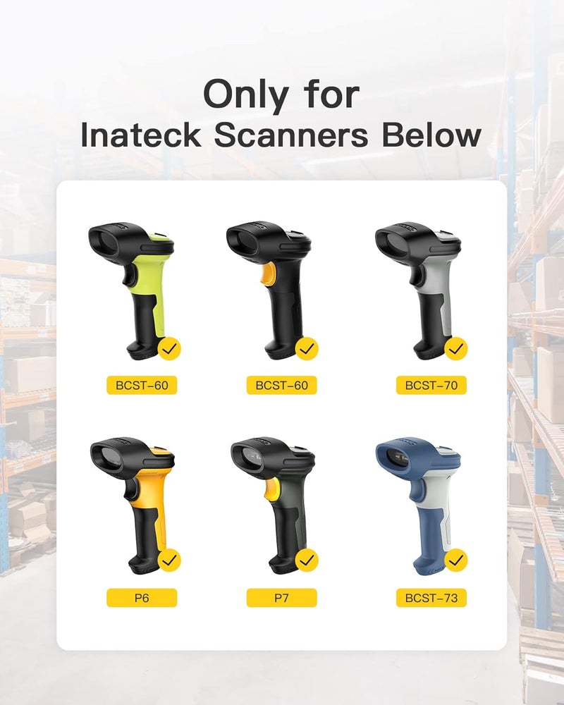 Inateck Barcode Scanner Charging Base, Easy to Use, Suitable for BCST-60, BCST-70, BCST-73, P6 and P7, Scanner Not Included - Image 2